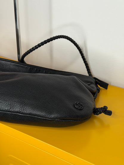 Gucci tracolla interlocking nera