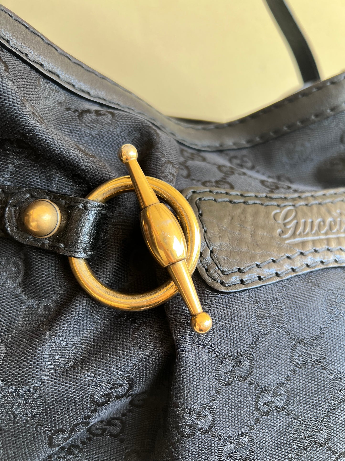 Gucci Jockey GG nera