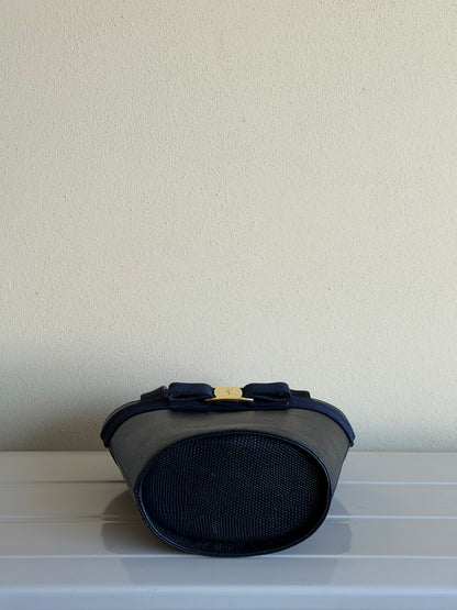 Salvatore Ferragamo Secchiello Bow blu