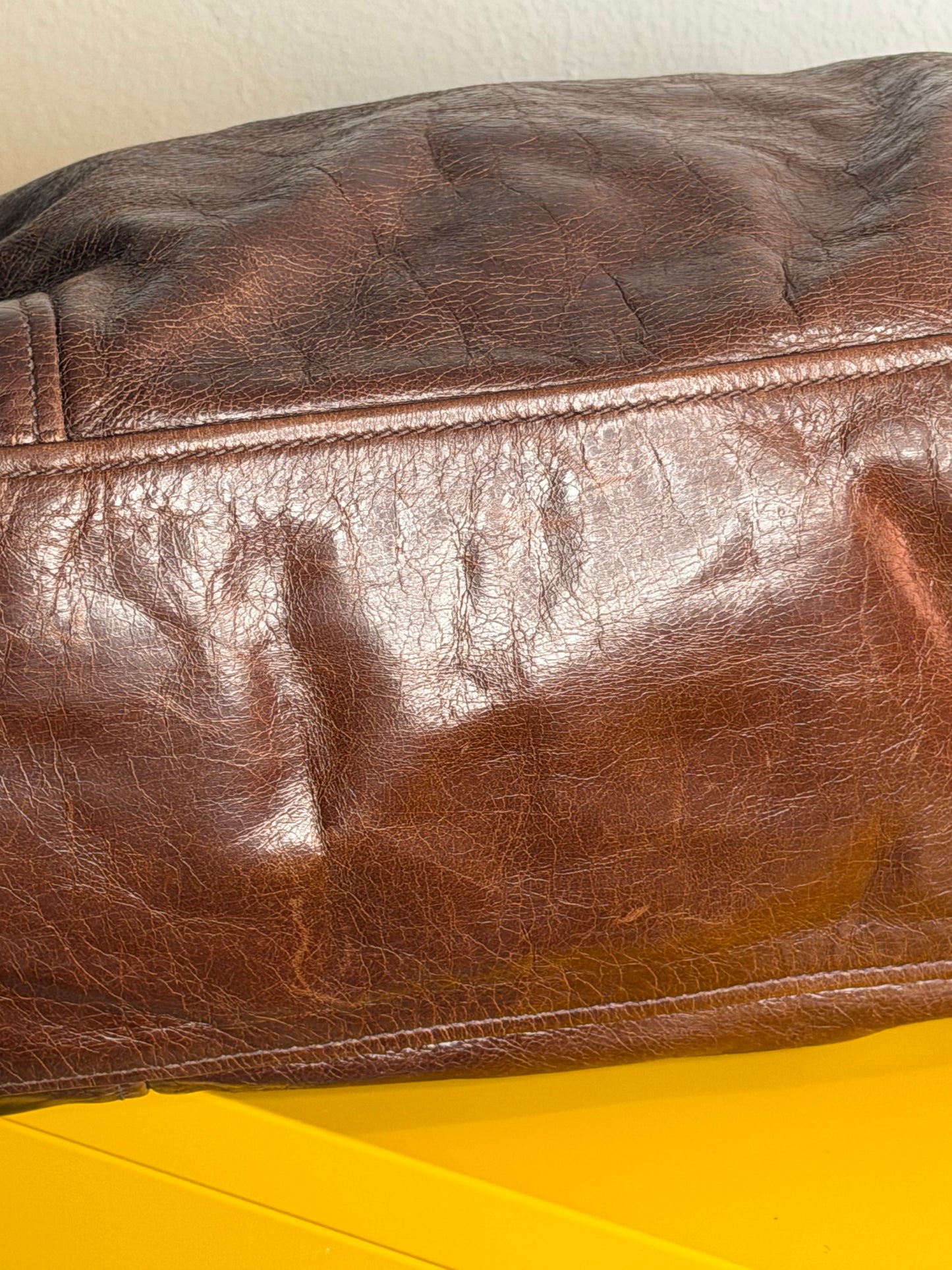 Prada tote medium brown