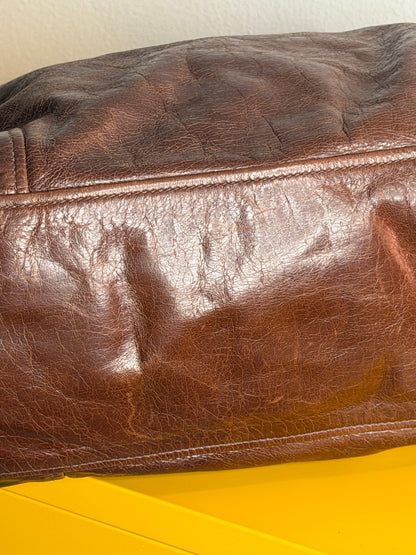 Prada tote medium brown