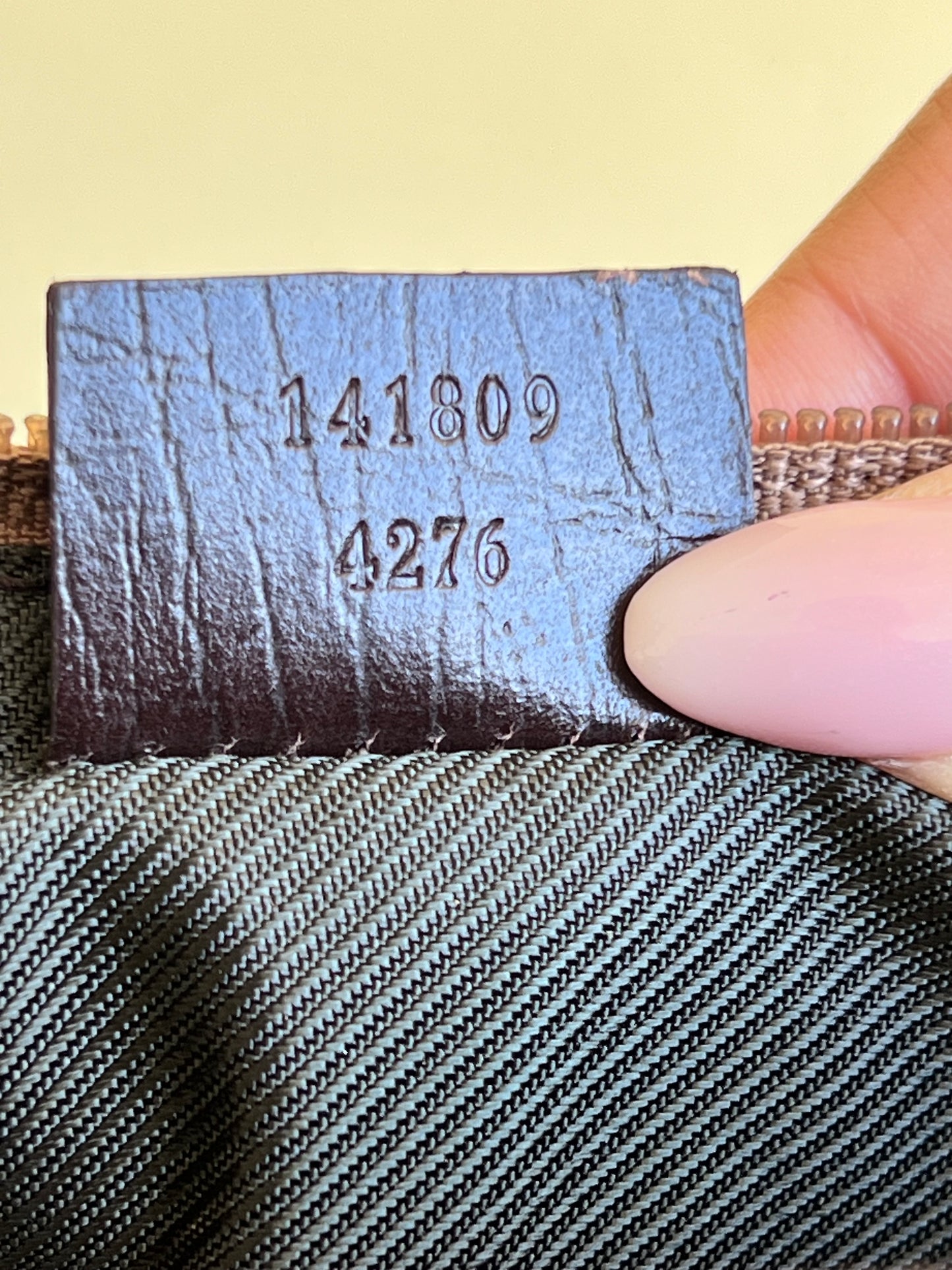 Gucci boat bag classic monogram