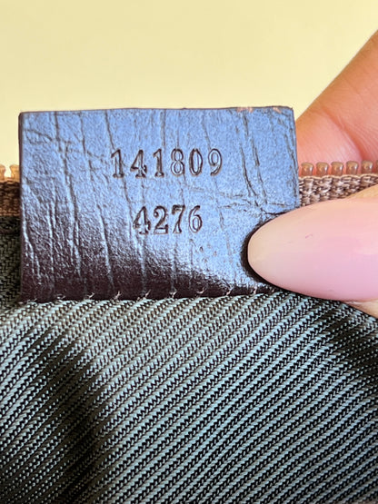 Gucci boat bag classic monogram
