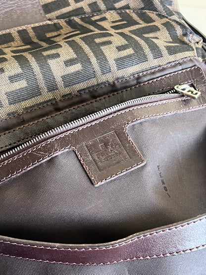 Fendi Mamma Zucca double Flap