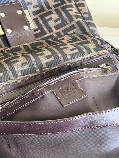 Fendi Mamma Zucca double Flap