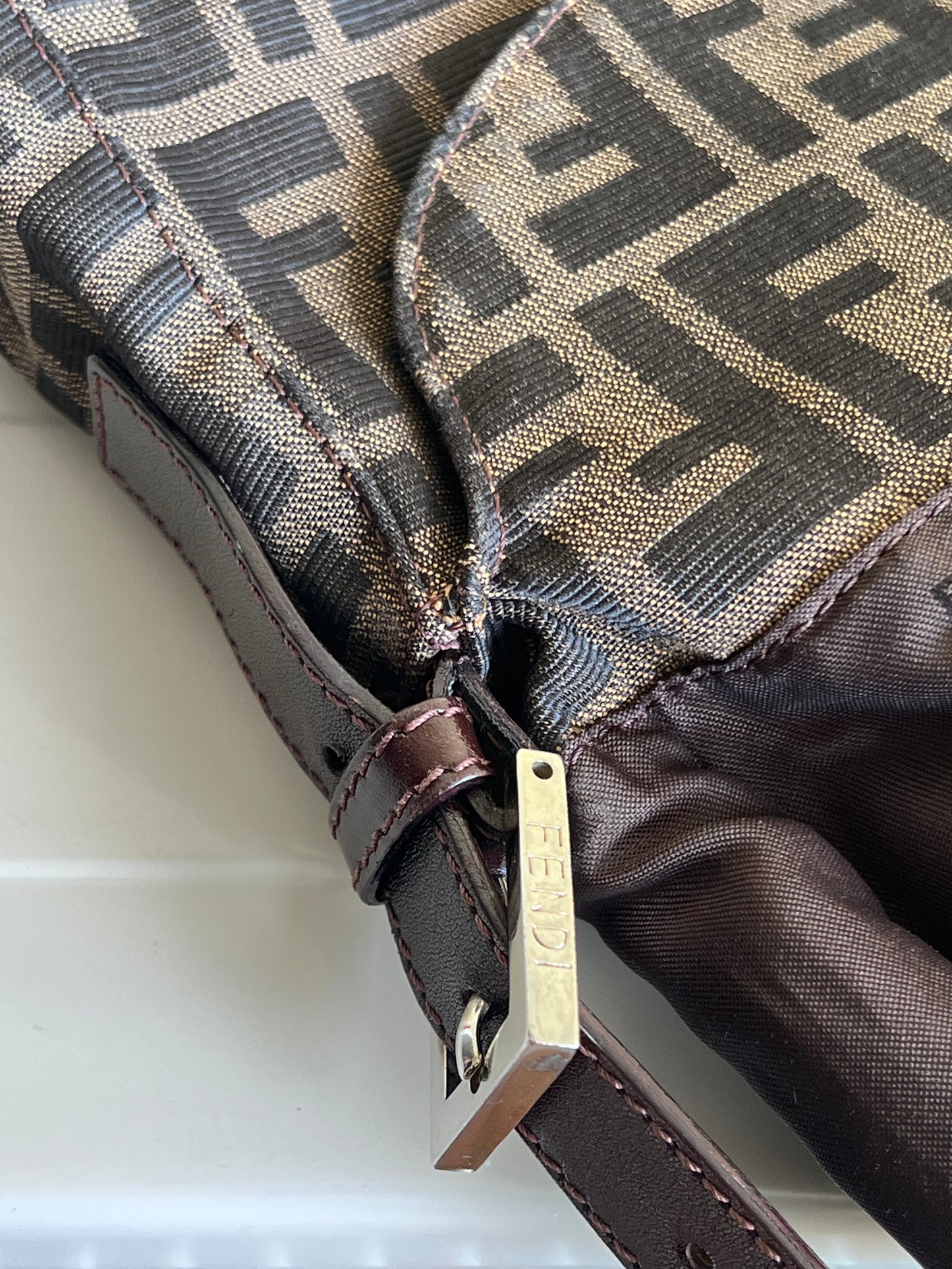 Fendi Mamma Zucca double Flap