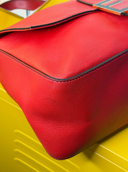 Fendi Mama Baguette rossa