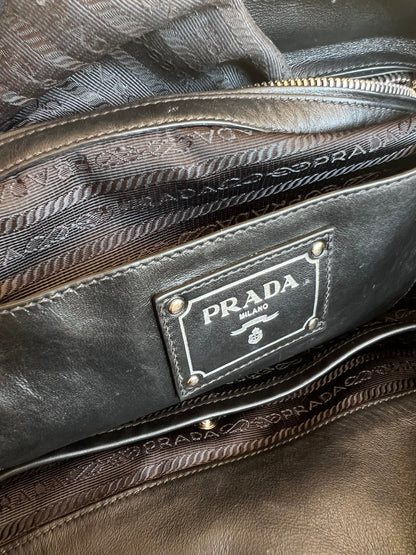 Prada tote nera con tracolla