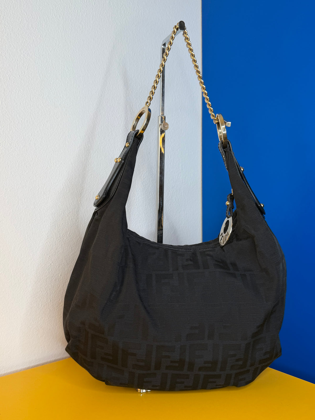 Fendi Chef Hobo Zucca Nera