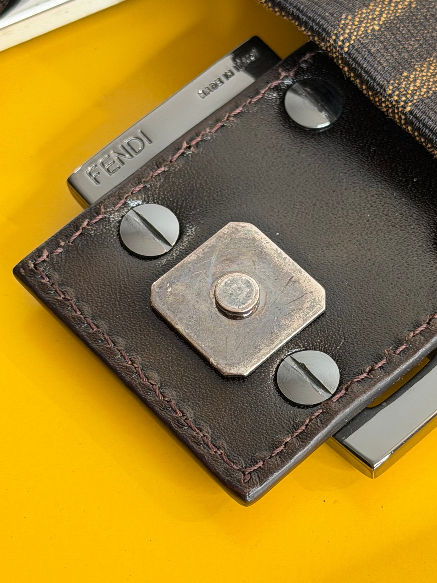 Fendi mini baguette zucca