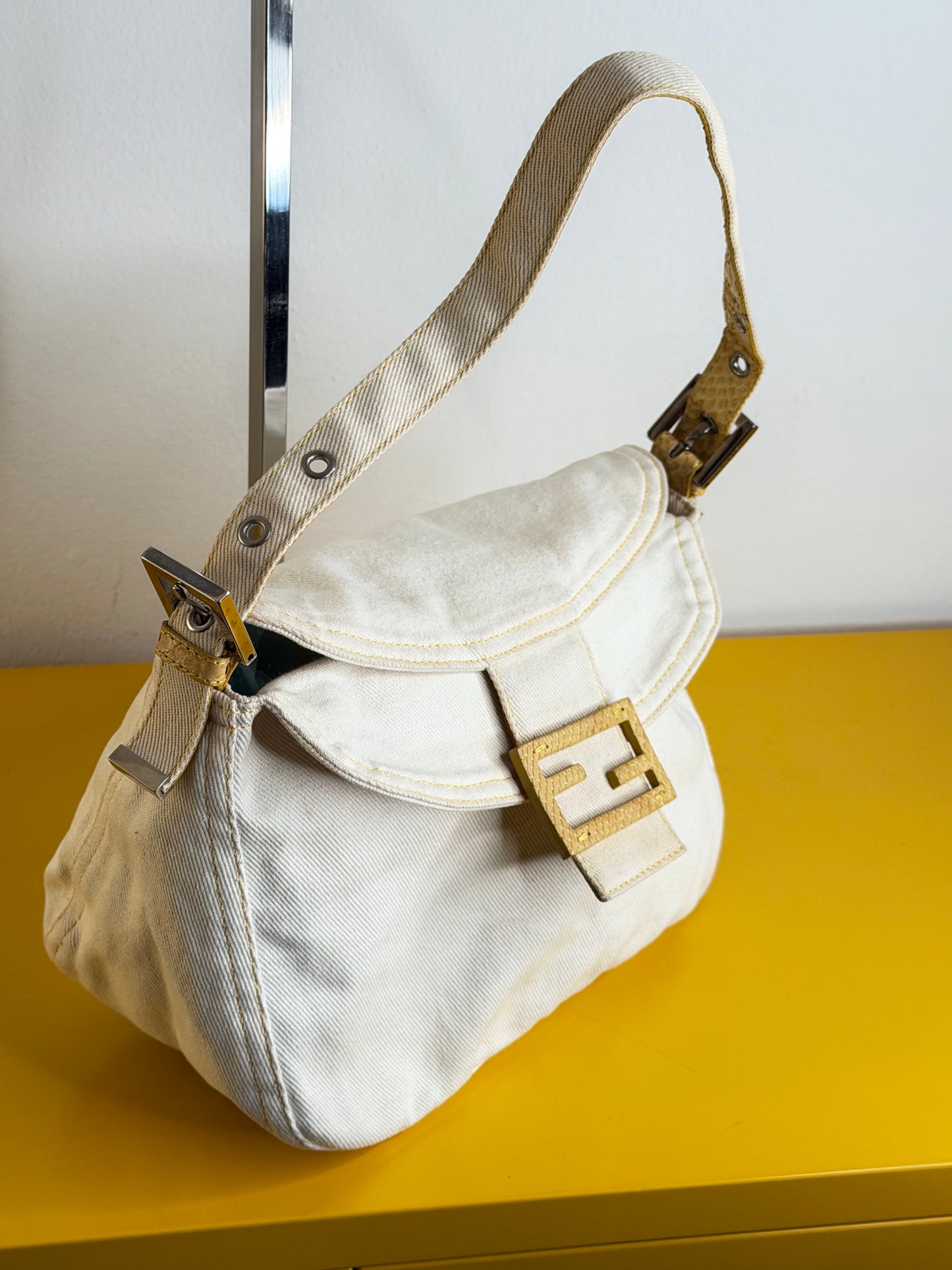 Fendi Double Flap Denim chiaro