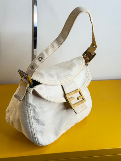 Fendi Double Flap Denim chiaro