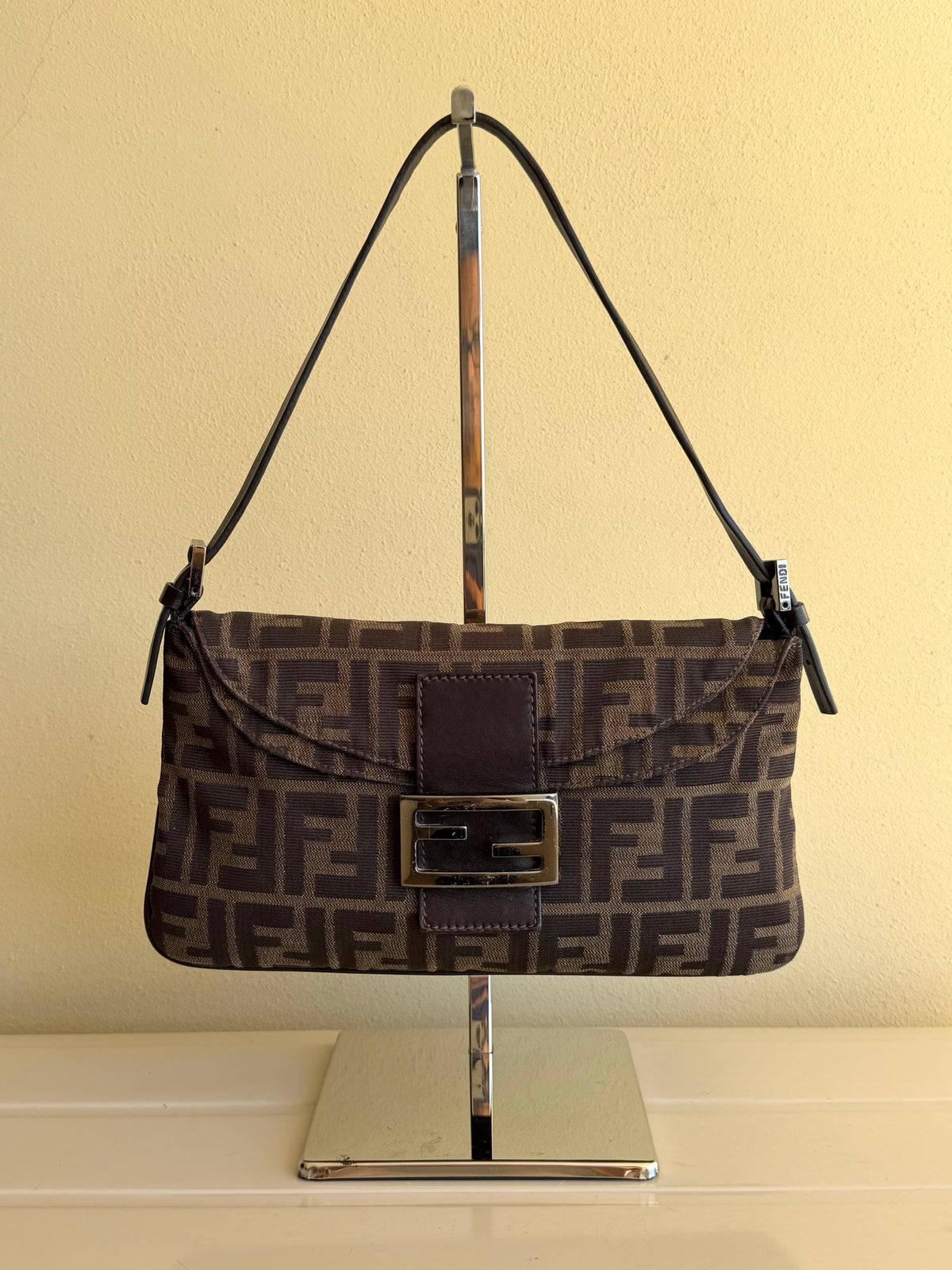 Fendi baguette double flap