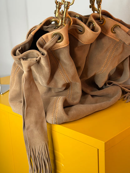 Miu Miu tote suede
