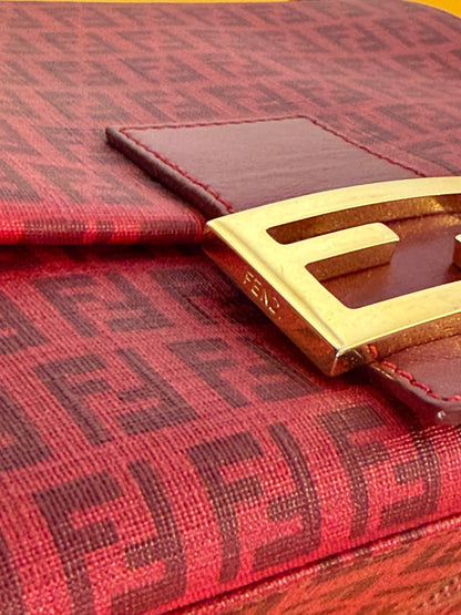 Fendi Mamma tessuto roll red