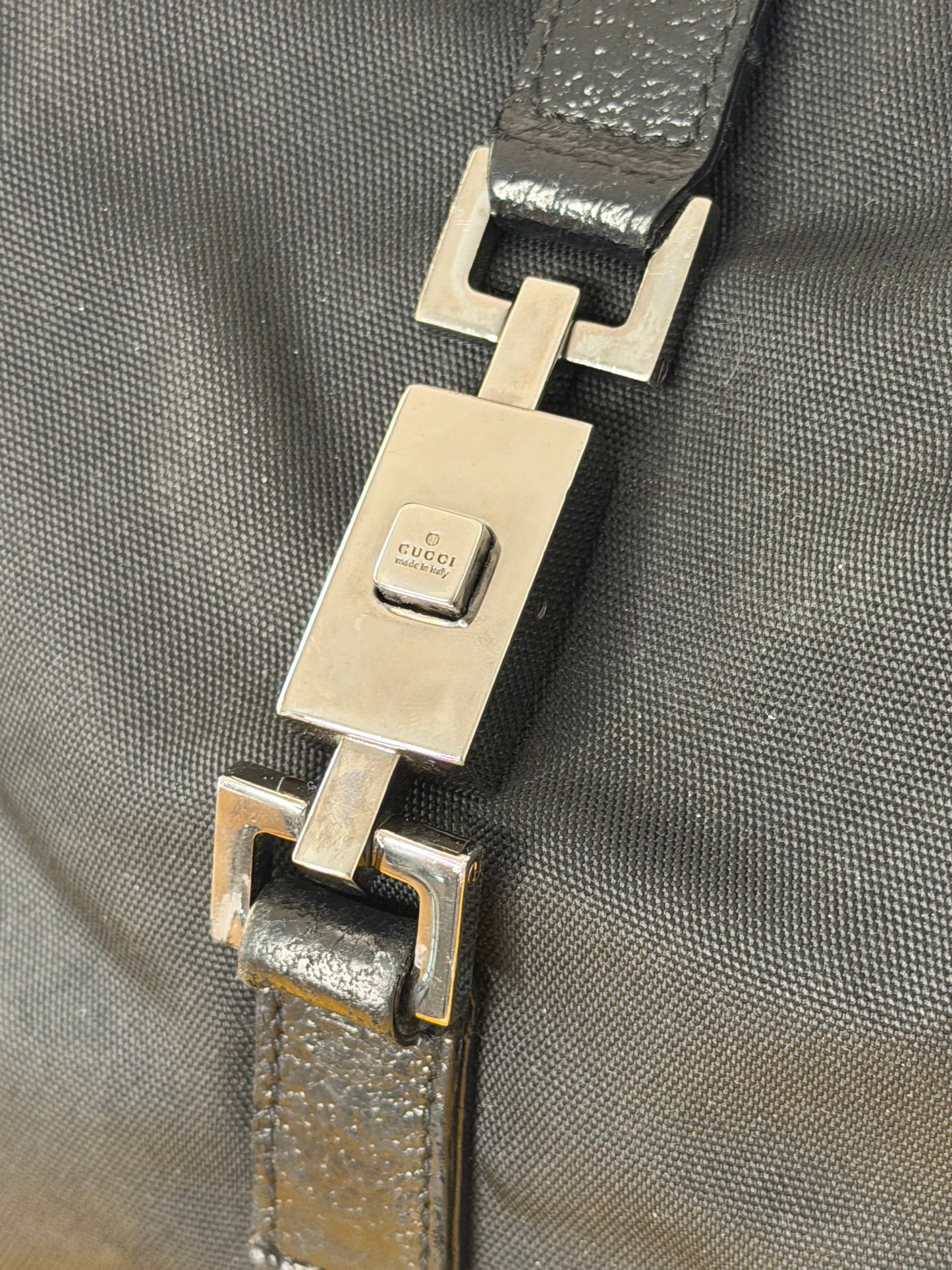 Gucci Jackie pelle/tessuto