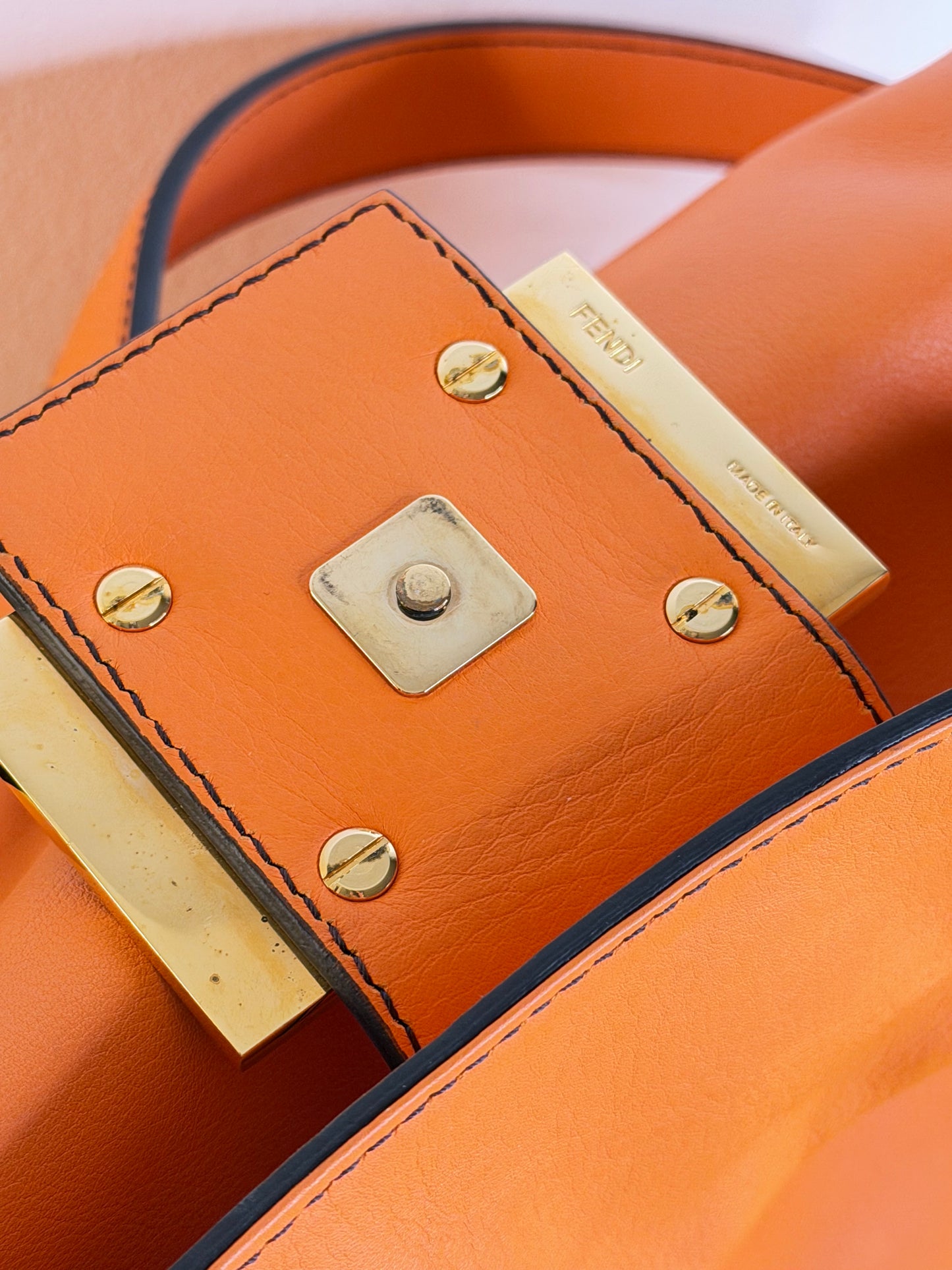 Fendi Mamma Baguette Arancione