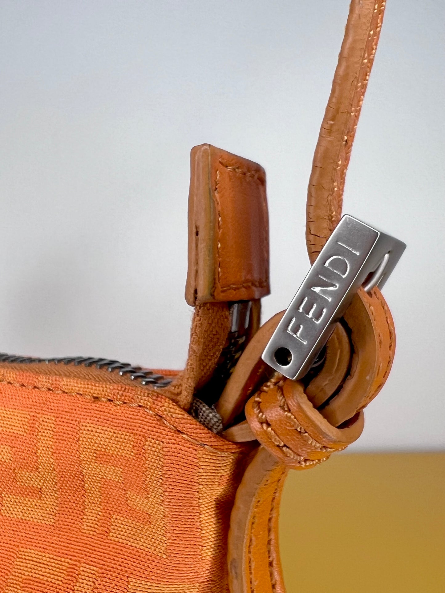 Fendi Pochette Monogram Orange