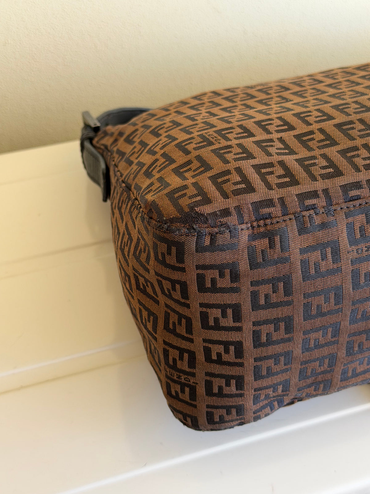 Fendi Mamma Baguette Zucchino Marrone