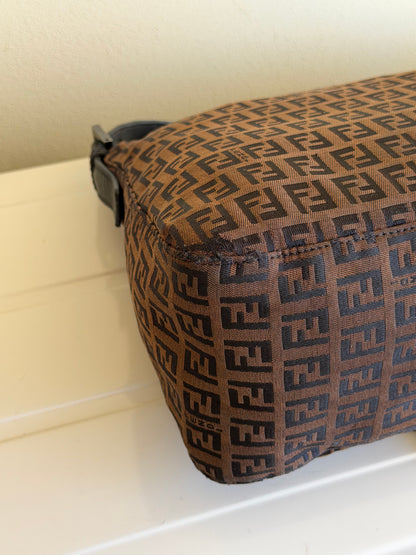Fendi Mamma Baguette Zucchino Marrone