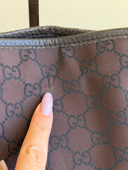 Gucci tote brown