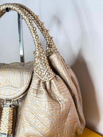 Fendi Spy Gold Silver