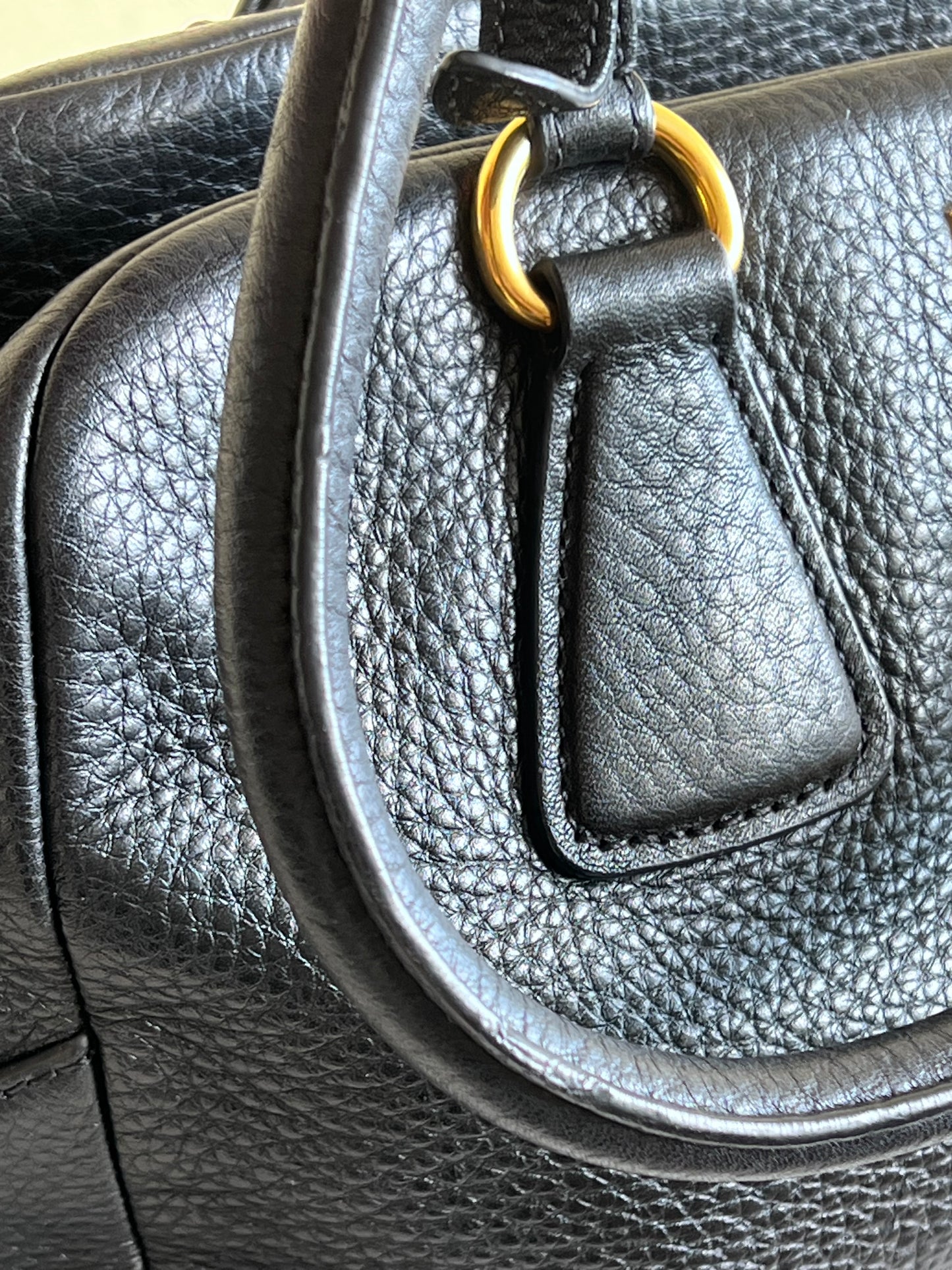 Prada Bowling bag gold hardware