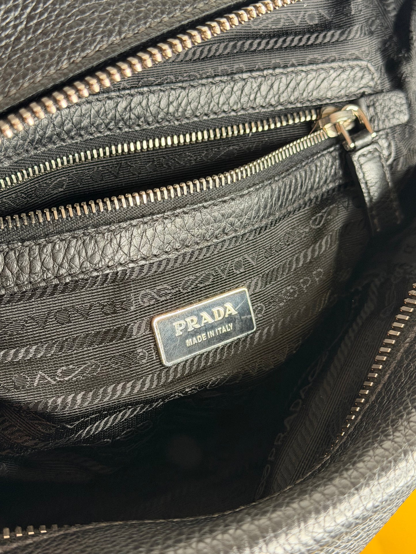 Prada bauletto logo Jaquard