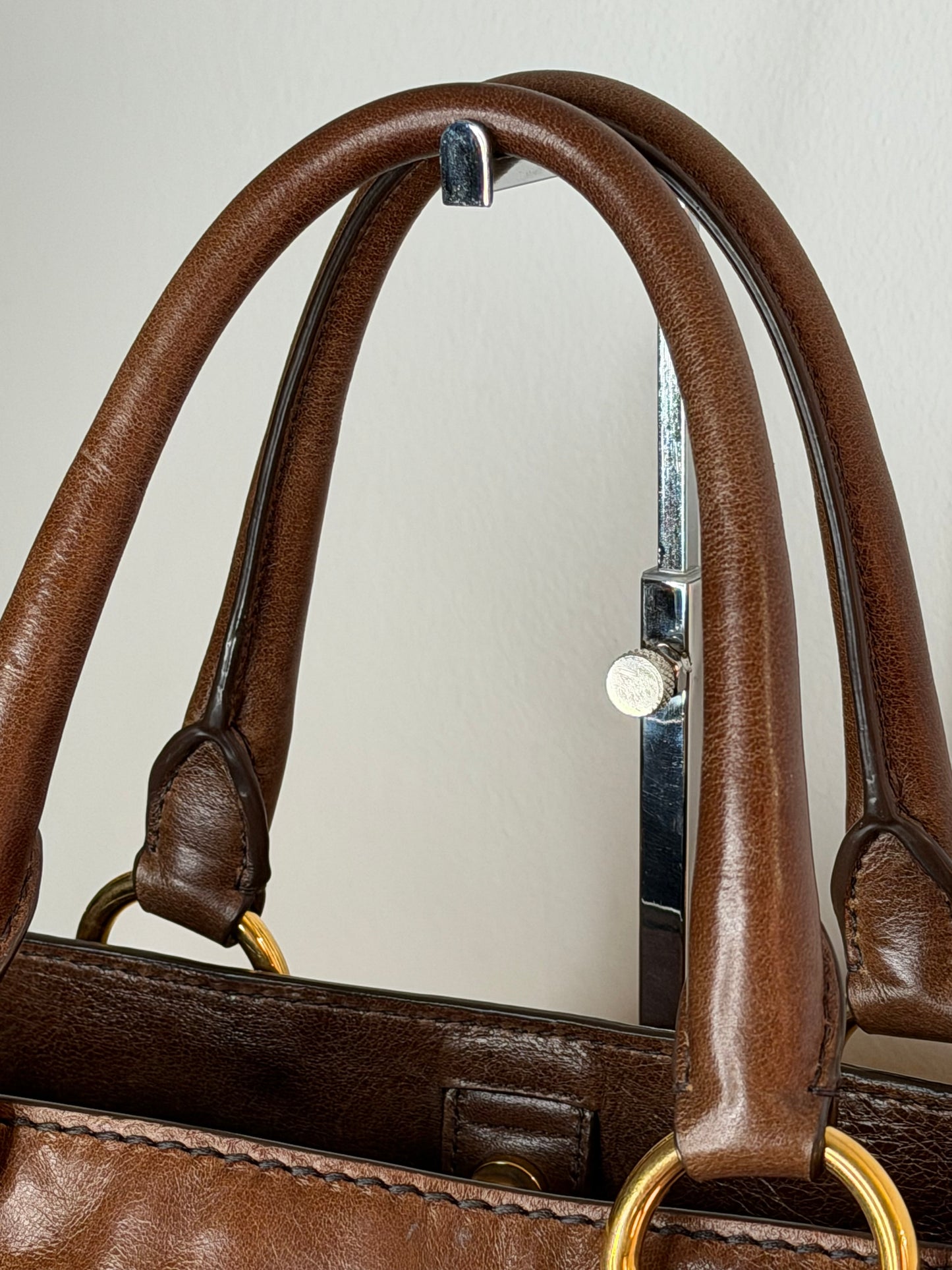 Prada tote nocciola