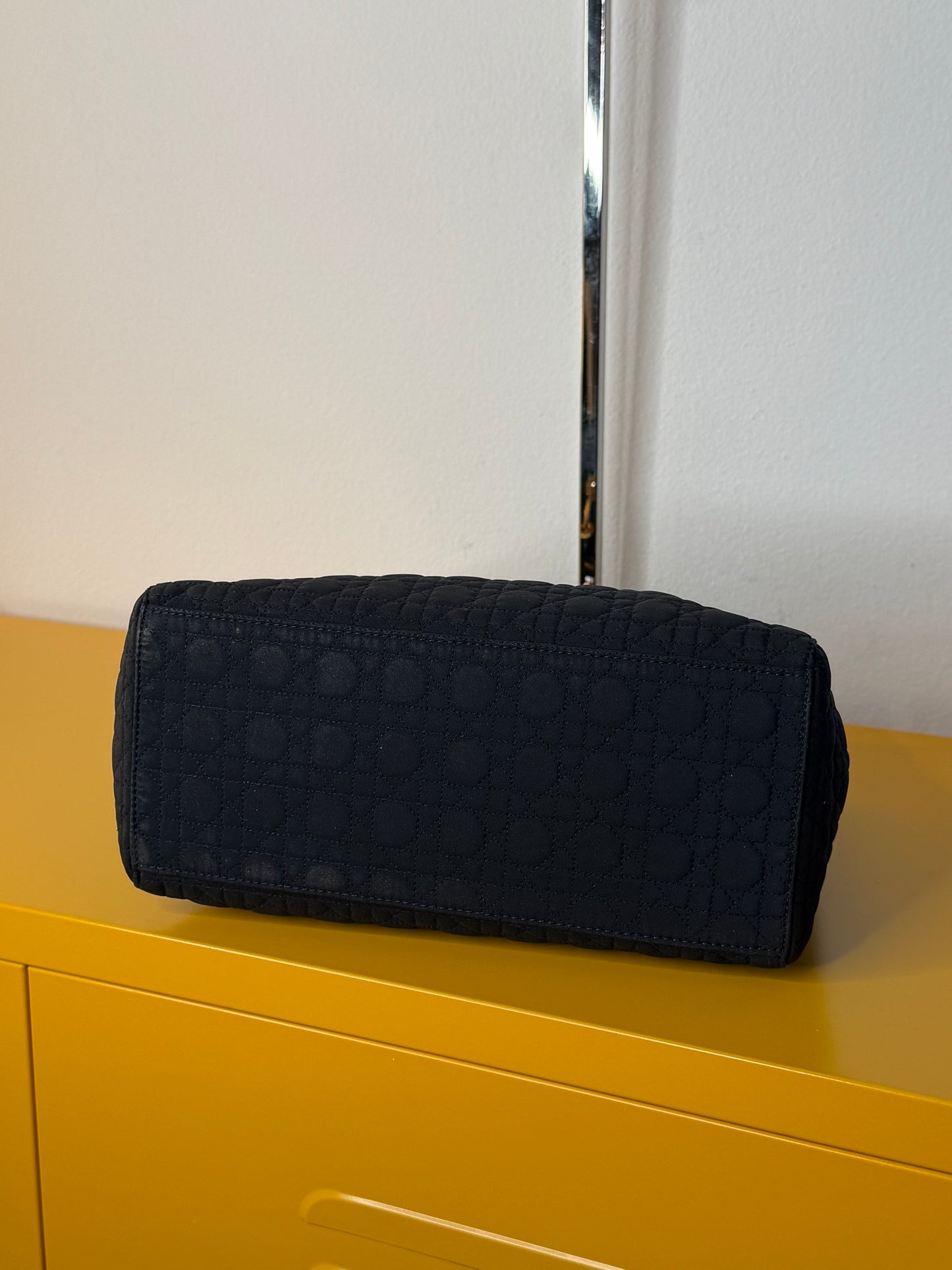 Lady Dior vintage blu notte