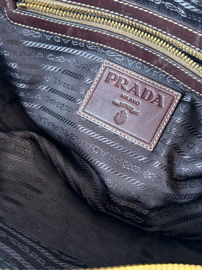 Prada bauletto logo Jaquard