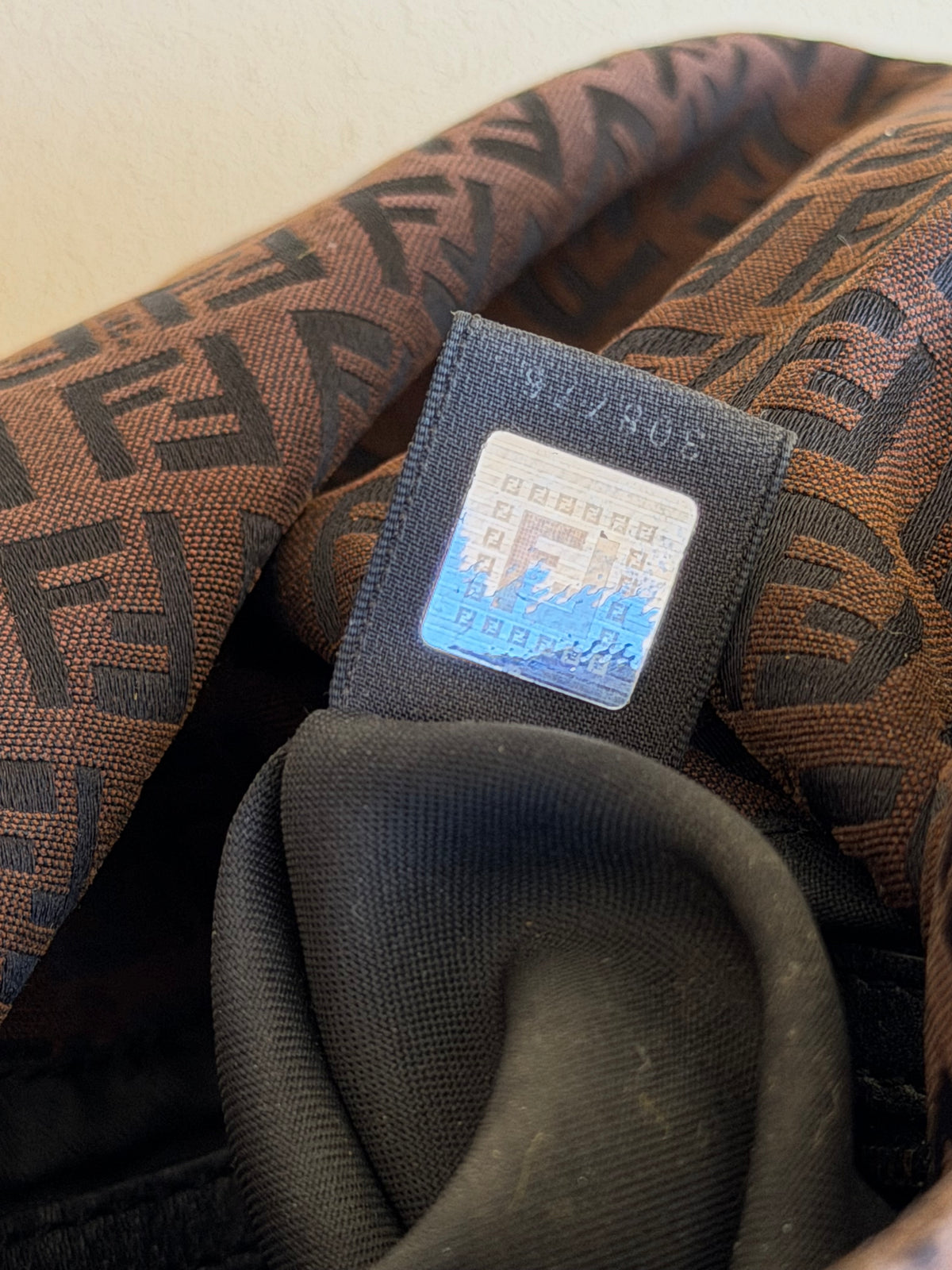Fendi Mamma Baguette Zucchino Marrone