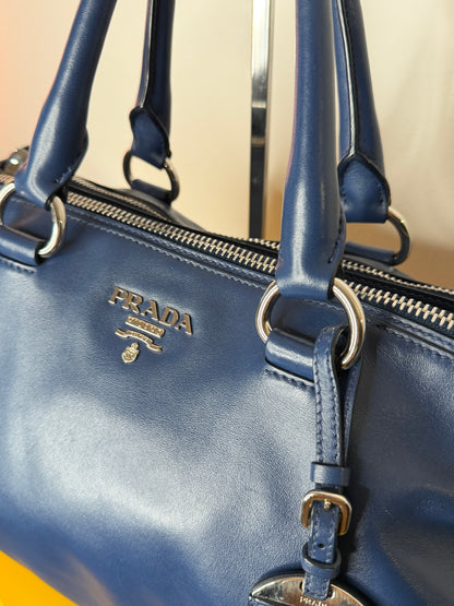 Prada soft calf blu