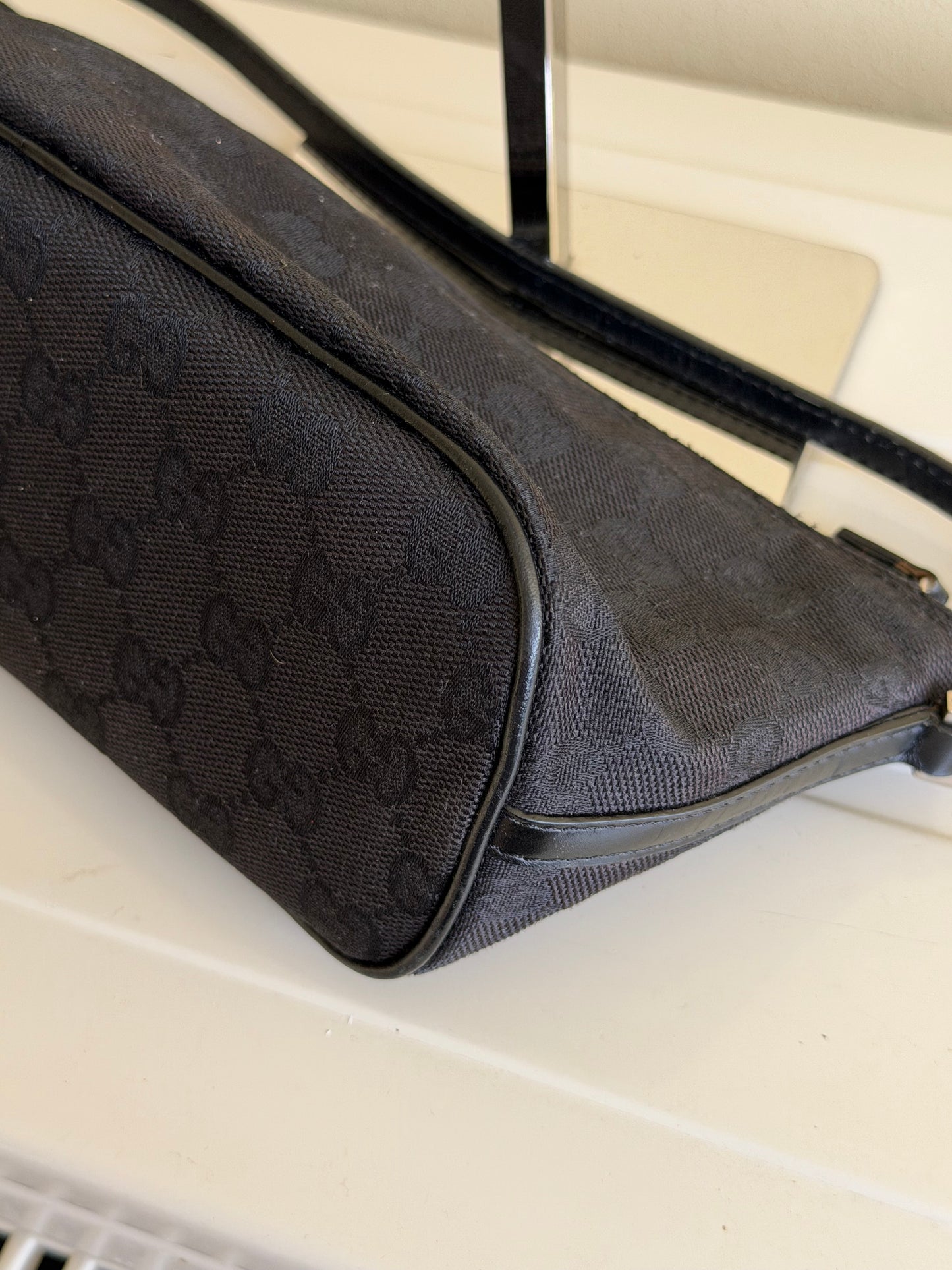 Gucci boat bag nera