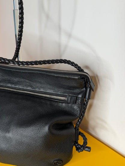 Gucci tracolla interlocking nera