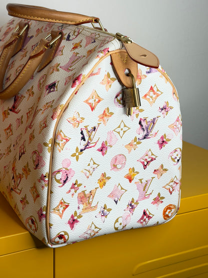 Louis Vuitton Speedy 35 Aquarelle