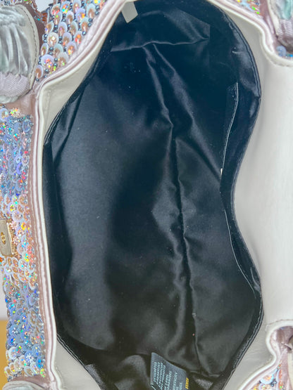 Fendi Spy Bag in raso con paillettes
