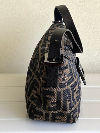 Fendi baguette Double Flap Zucca