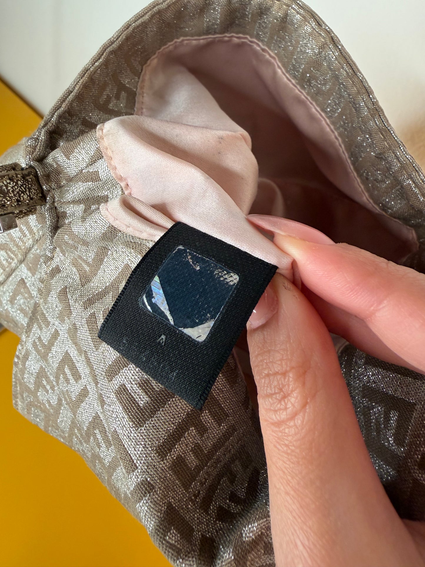 Fendi mini Mamma argento/oro