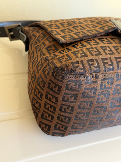 Fendi Mamma Baguette Zucchino Marrone