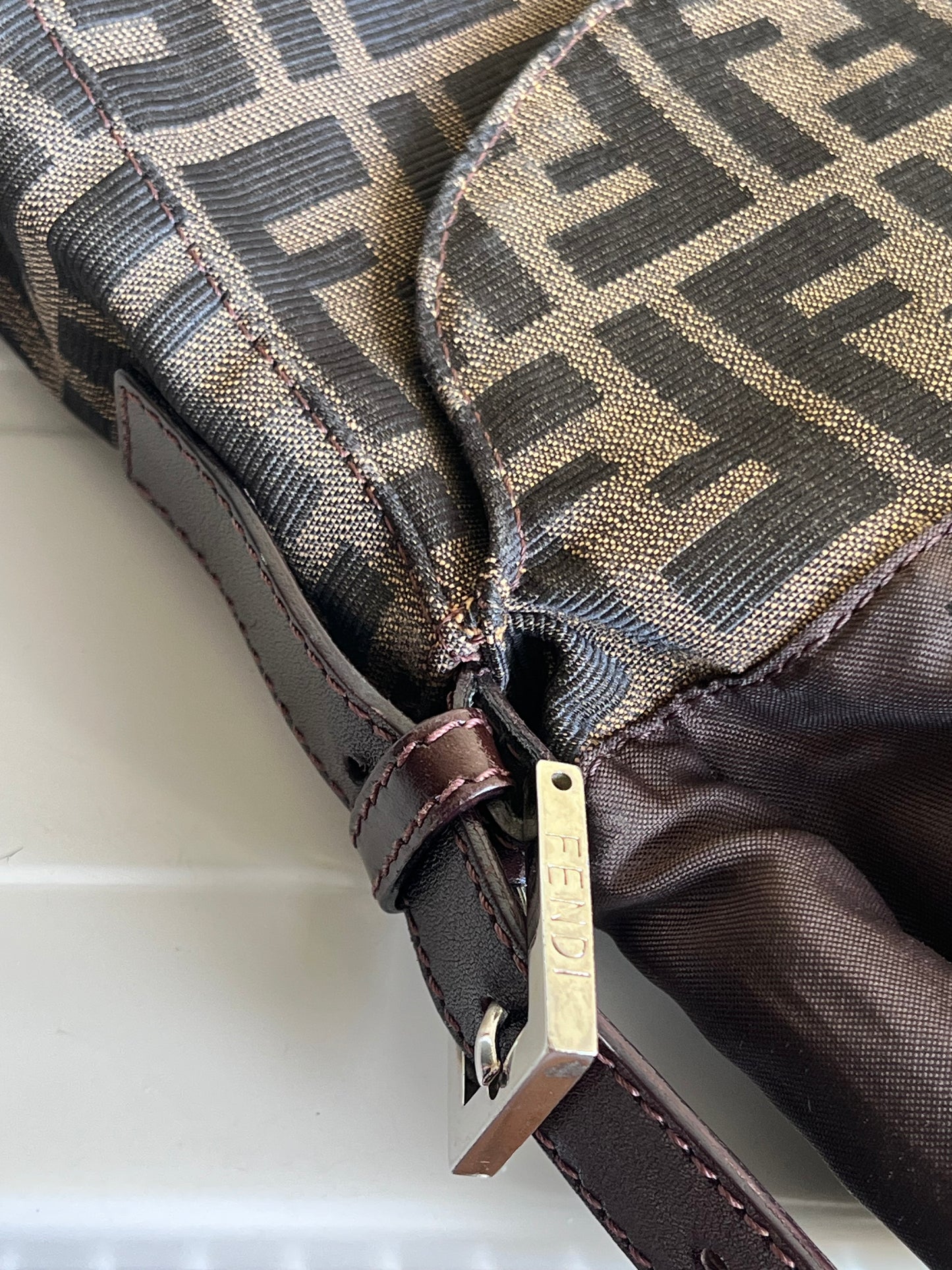 Fendi Mamma Zucca double Flap
