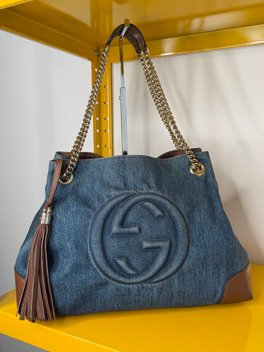 Gucci Soho Chain denim