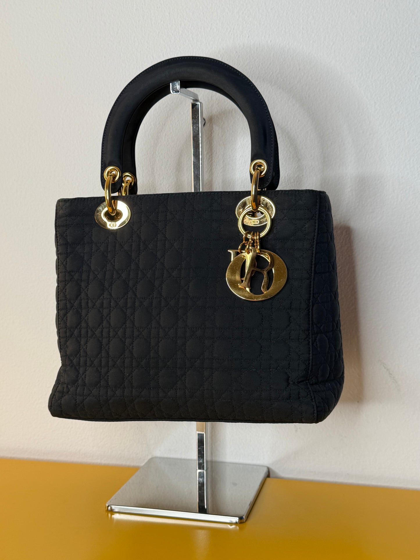 Lady Dior vintage blu notte