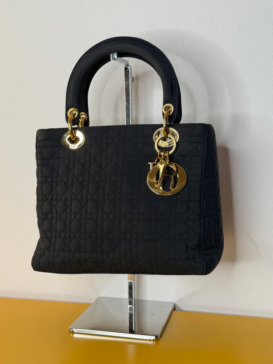 Lady Dior vintage blu notte