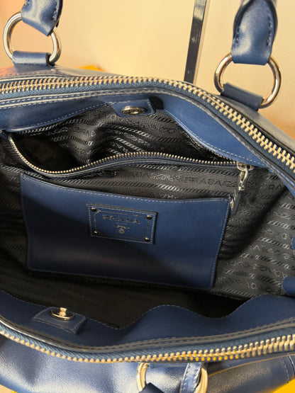 Prada soft calf blu