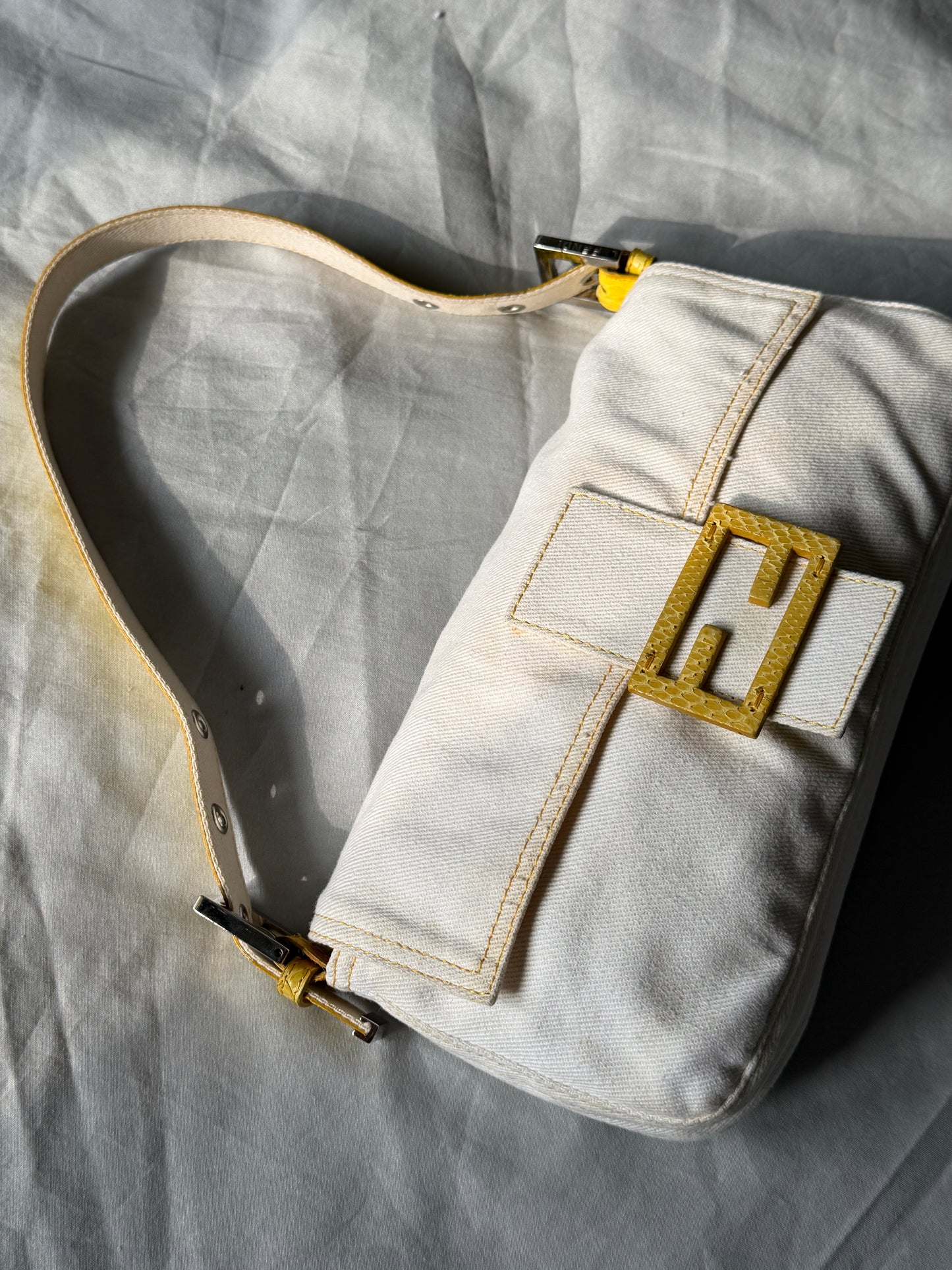 Fendi Baguette light Denim