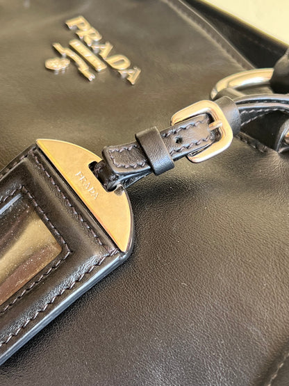 Prada tote nera con tracolla