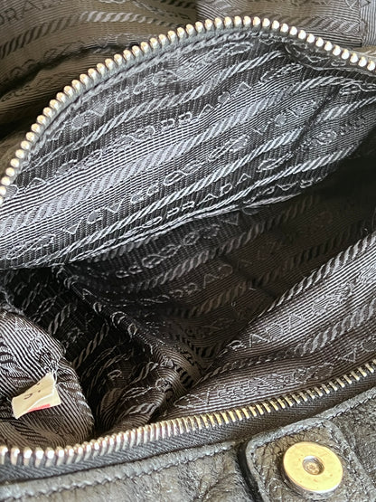 Prada leather chain