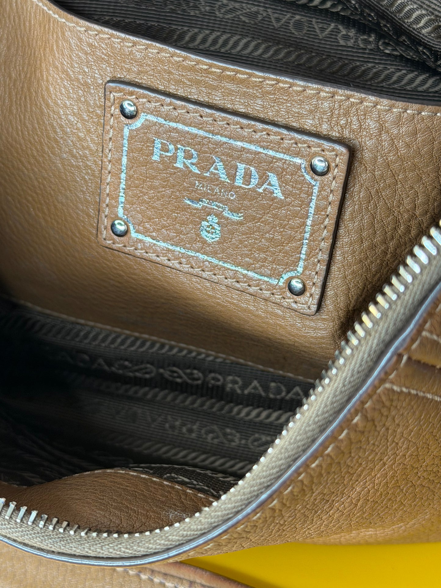 Prada Hobo Nocciola