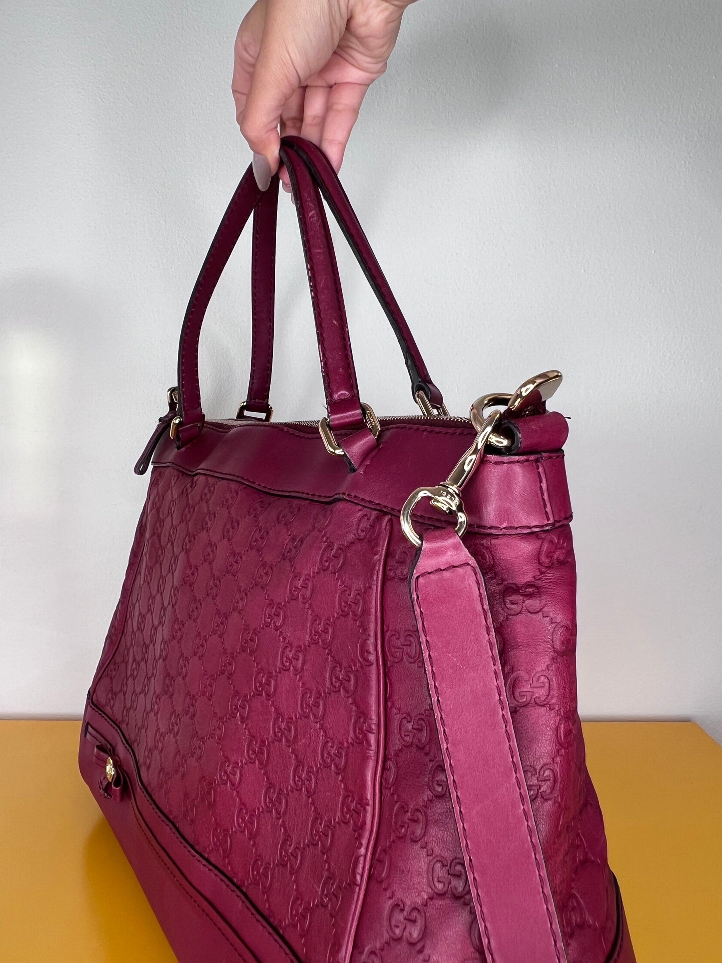 Gucci tote Bordeaux